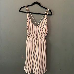 Cross cross back dress